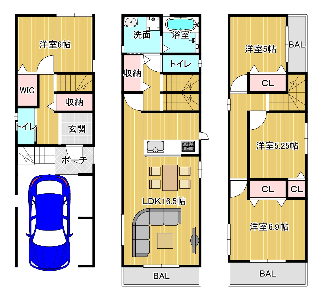 東淀川区大道南　新築戸建